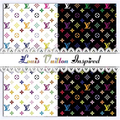 louis vuitton style wrapping paper|louis vuitton digital paper.